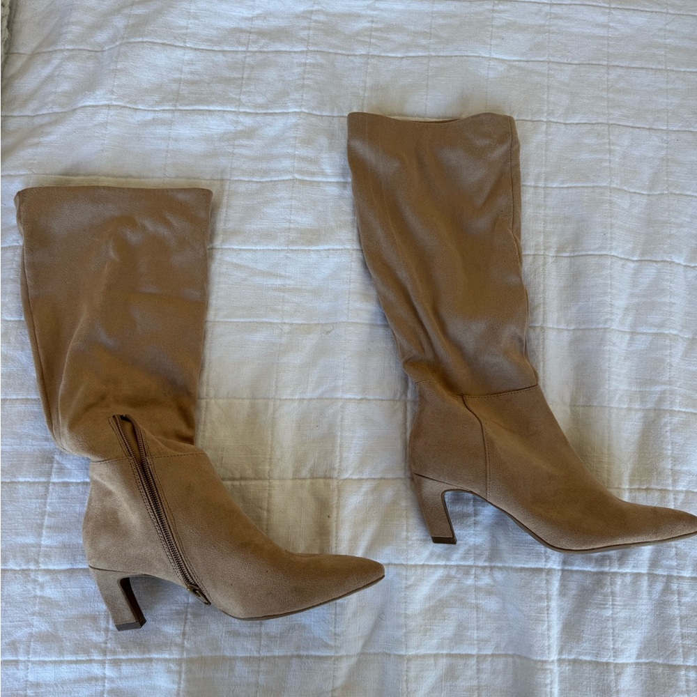 Tan Knee-High Boots